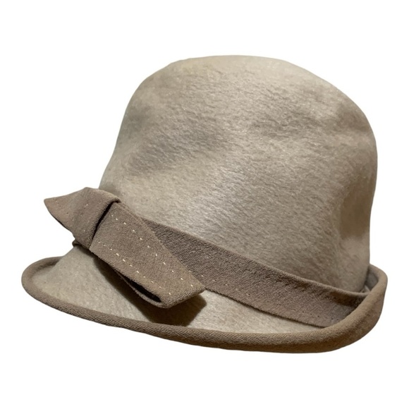 EVC Rare Antique 1950’s Pollock of NY Countess Wool Ritz Bucket Hat